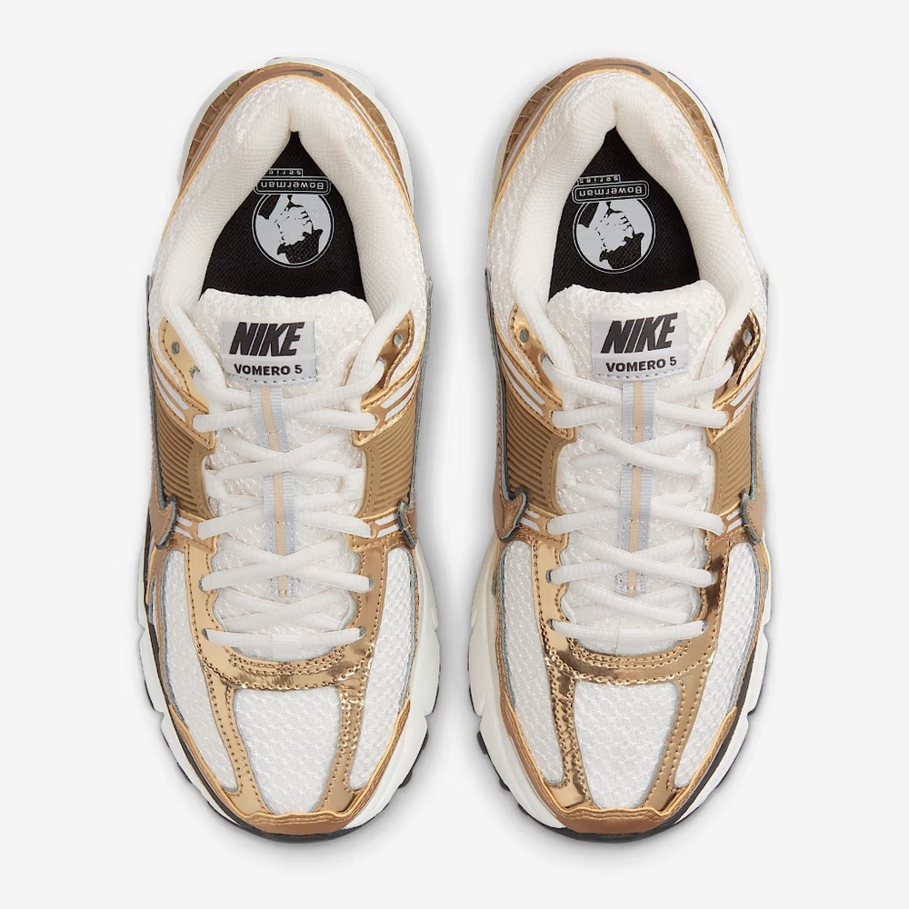 Nike Womens Zoom Vomero 5 Gold Shoes